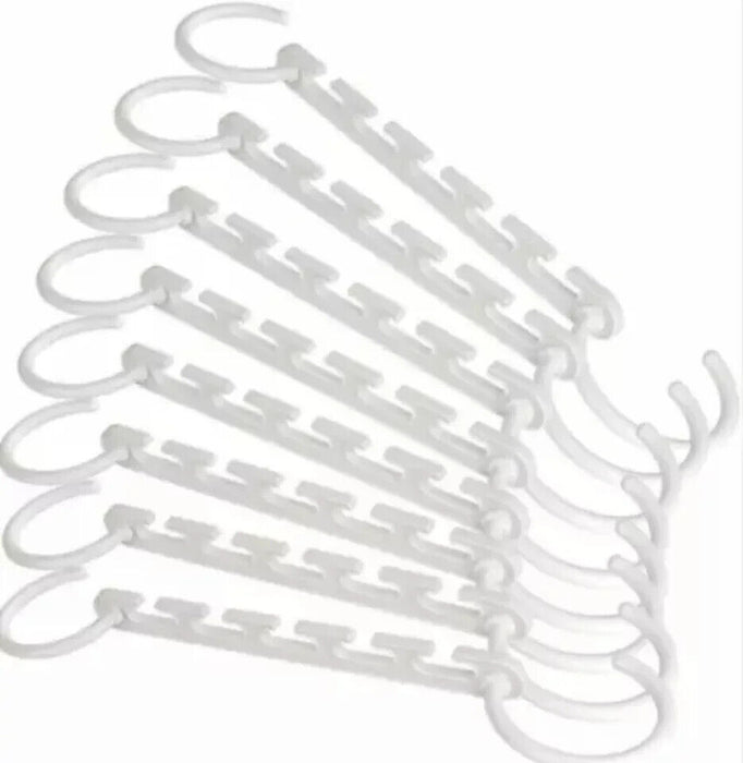8Pcs Space Saver Saving Wonder Magic Hanger Clothes Closet Organize Hook Rack UK