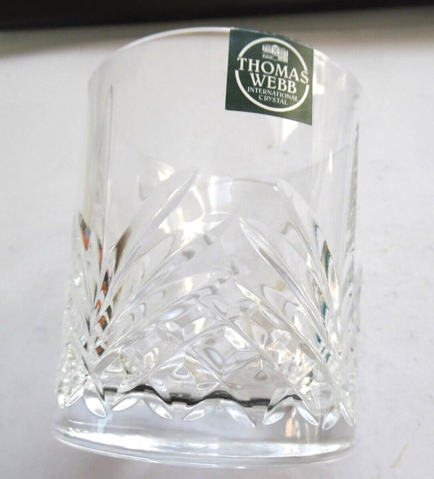 Thomas Webb Crystal Whisky Tumbler Glass - pack of 4