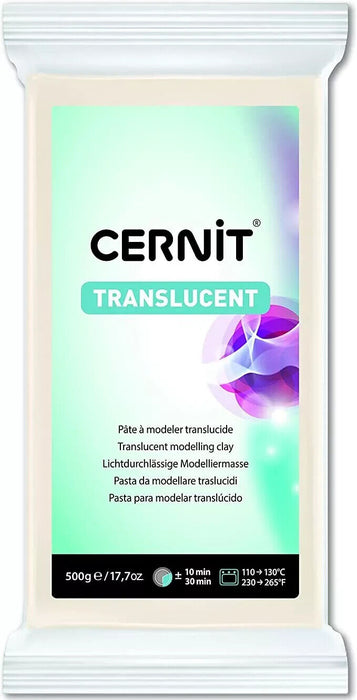Cernit Translucent 500G 1-Piece Polymer Clay