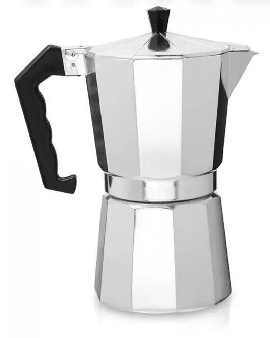 Espresso Stove Top Coffee Maker 6 Cups Aluminium Percolator Pot