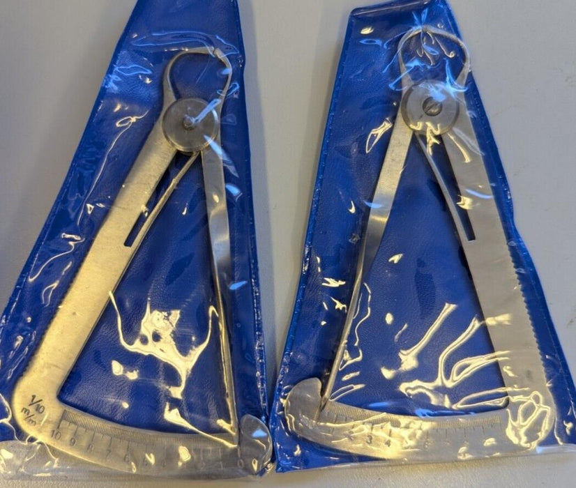 2 Pack Gauge Measuring Spring Caliper Orthodontic Crown Wax Clipper