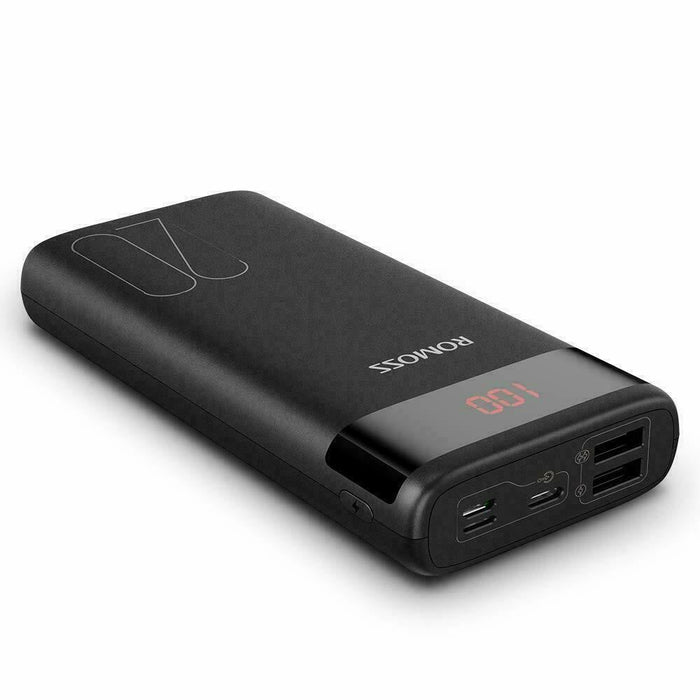 Charger Battery External For Mobile, ROMOSS Ares 20 20000mAh Portable Charger