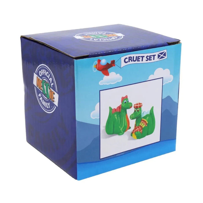 Ceramic Cruet Nessie Monster Salt Pepper Shaker Pot Condiment Storage Novel Set