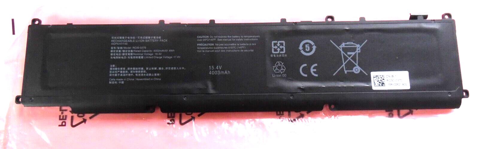RC30-0370 Battery For Razer Blade Ryzen 14" 2021 2022 RZ09-0368 RZ09-0427 4000m