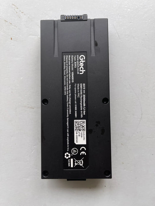 Gtech Pro battery ATF301/ ATF303/ ATF307 K9 ATF 308 battery model 109A0015