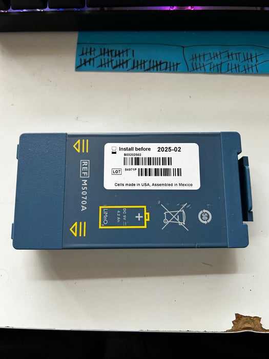 Philips Heartstart M5070A FRX Defibrillator Lithium Battery