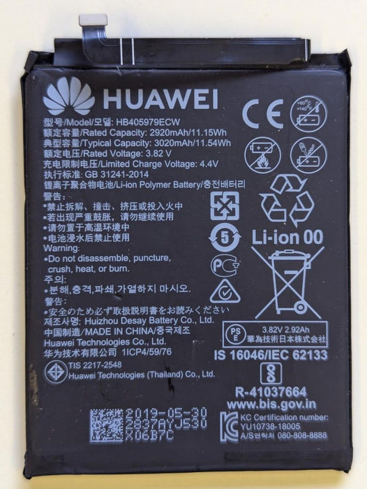 Genuine Battery Huawei HB405979ECW for Honor 6A 2017 Y5 2019 Y6 2019