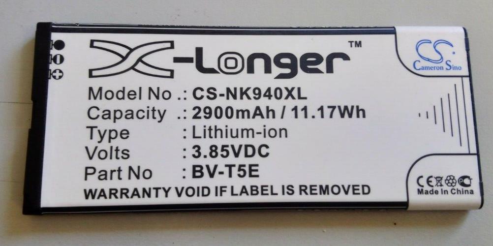 X-Longer CS-NK940XL Replacement Battery for Lumia 940, 940 XL, 950 (2900mAh)