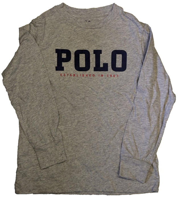 Ralph Lauren Long Sleeve T-Shirt Grey - 4 Toddler