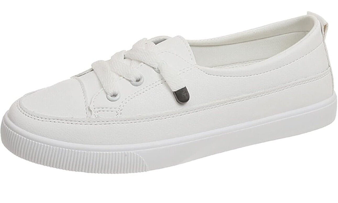 Women's Flat Canvas Shoes Summer Loafers Ladies Casual Comfort Slip On UK 6.5