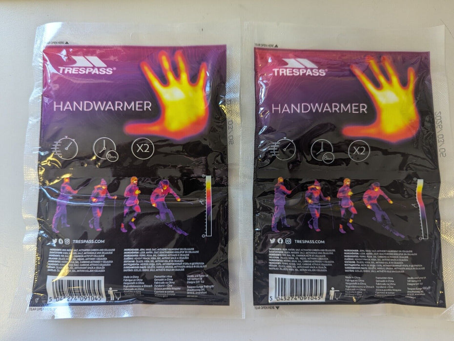 Trespass HAND WARMER 2 Packs (4 Pairs)