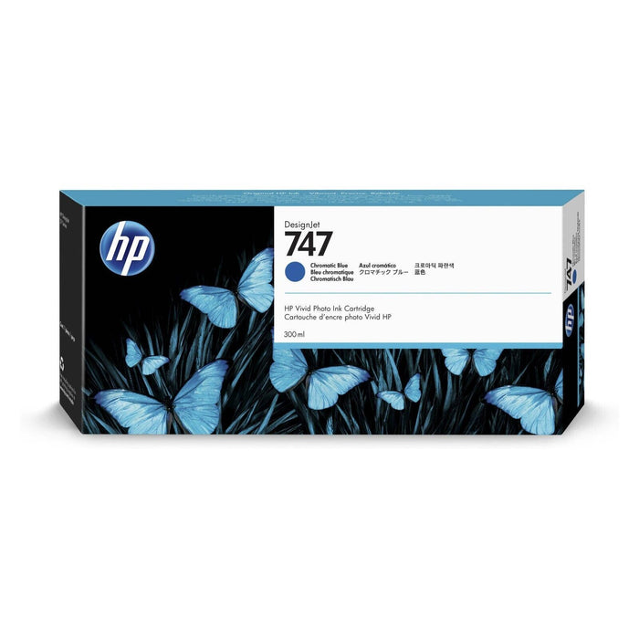 Original HP 747 Chromatic Blue Ink Cartridge (P2V85A)