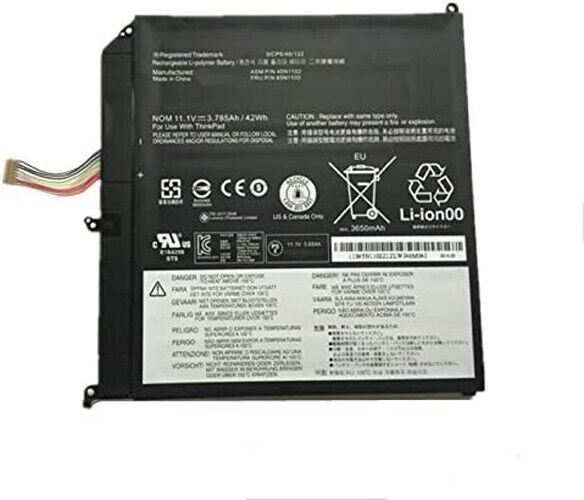 45N1103 Laptop Batteries For ThinkPad Helix(20CGA01PCD) FRU Helix(20CGA01RCD)(11