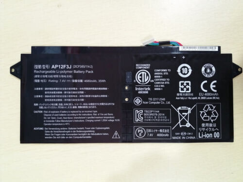 Acer Battery Acer AP12F3J 7.4 Volt Li-Polyme