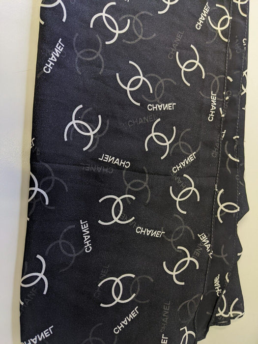 CHANEL SCARF BLACK