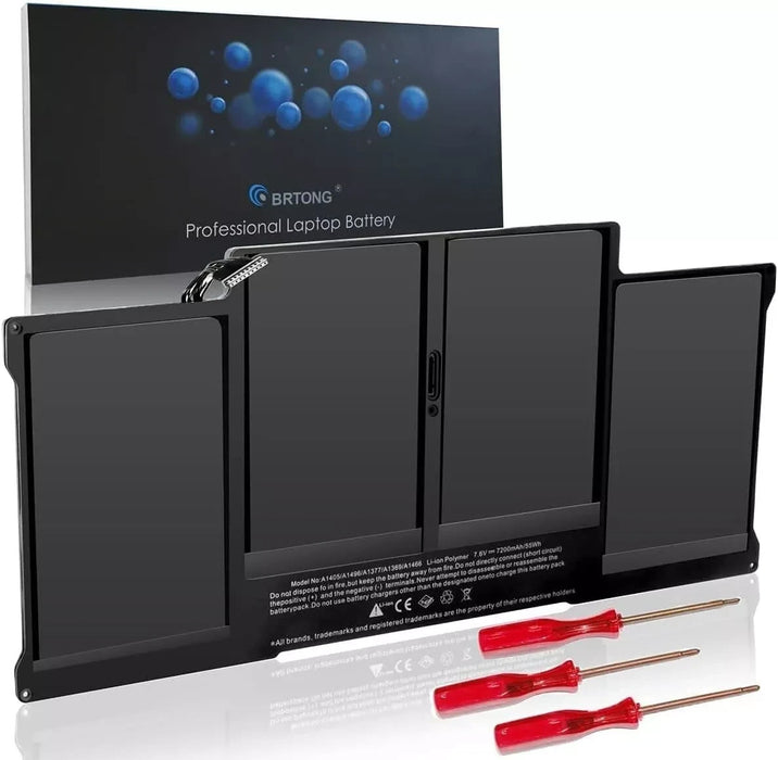 BRTONG A1405 Laptop Battery Compatible with Mac Book Air 13 inch A1377 A1466, Al