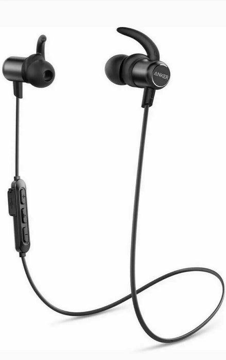 Anker SoundBuds Slim Lightweight HEADPHONES (BLACK) *NEW*
