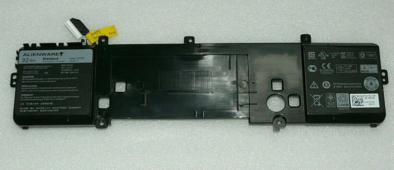 NEW GENUINE DELL ALIENWARE 15 R1 / 15 R2 8-CELL 92WH 14.8V BATTERY 191YN 410GJ