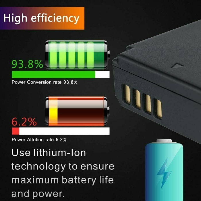 TOP-MAX High Capacity LP-E10 Li-ion Battery for Canon EOS 1100D, EOS 1200D