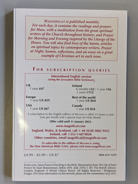 Magnificat - October 2022 - Vol 12 No.13