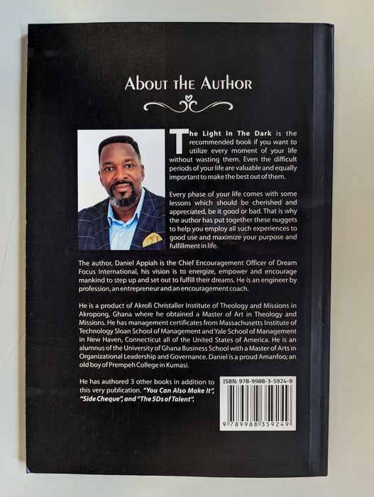 The Light in the Dark by Daniel Appiah - Paperback