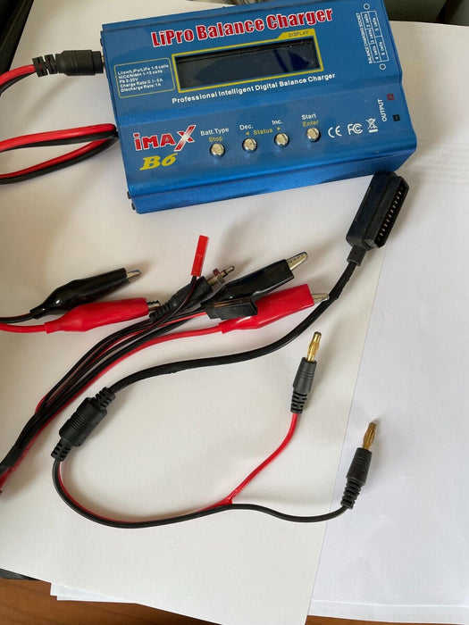For iMAX B6 80W Battery Charger Lipo NiMh Batterie Balance Digital Charger Power