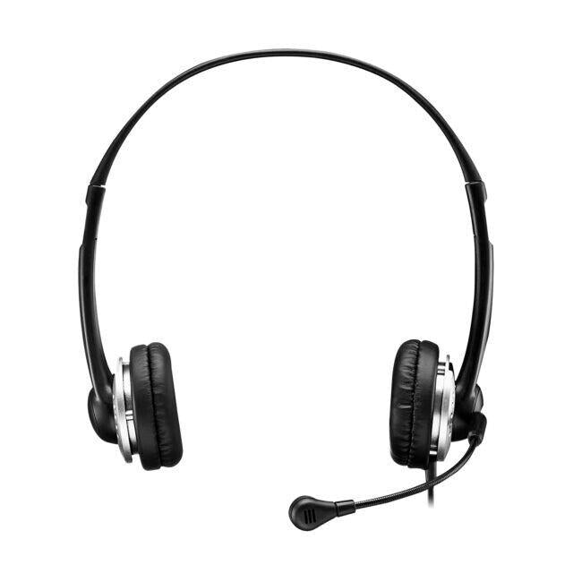 Adesso Xtream P2 USB Stereo Headphone with Adjustable Noise Canceling Microphone