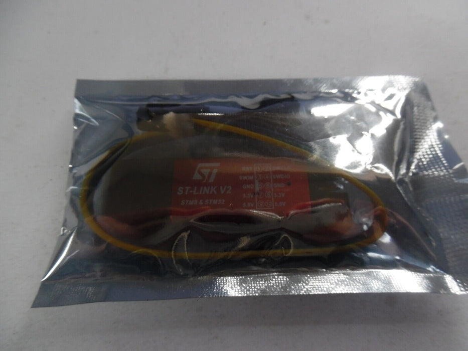 Mini ST-Link V2 stlink Emulator Downloader STM8 STM32 With Cover + Dupont Cable
