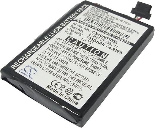 CS-ICN510SL Battery 1350mAh compatible with [NAVMAN] iCN 510
