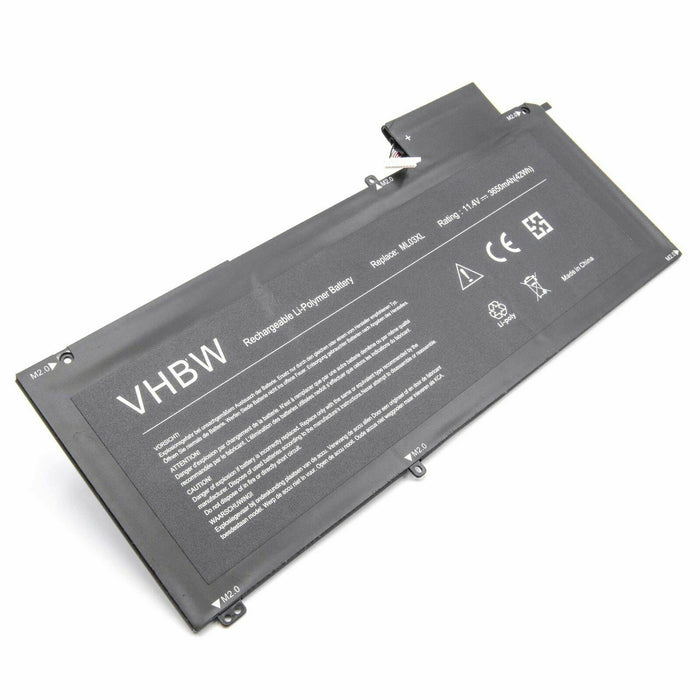 Replacement Battery for Spectre HP 813999-1C1,814277-005,HSTNN-IB7D,ML03XL