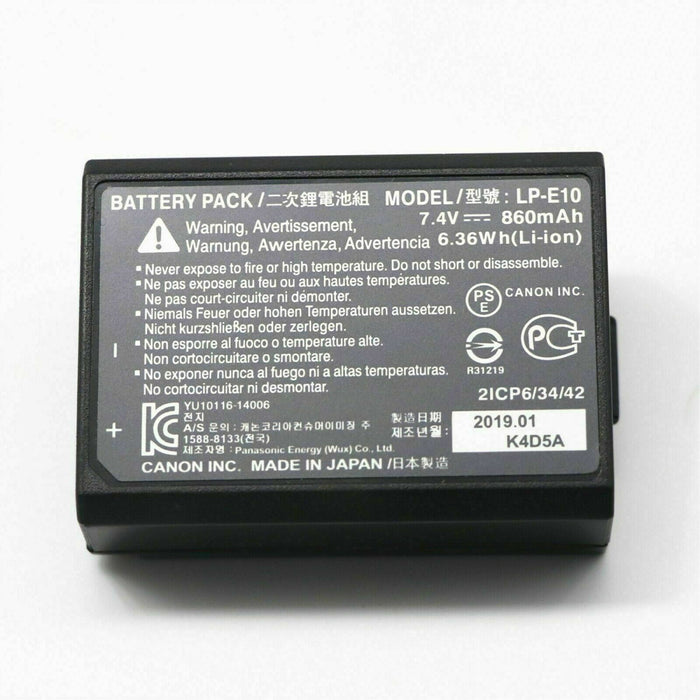 NEW Genuine Original LP-E10 Battery for Canon EOS1100D 1200D 1300D Rebel T3