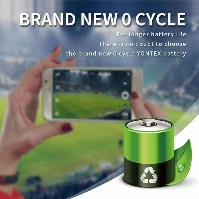 YONTEX Galaxy S6 Edge (Gold) Battery with Back Glass Replacement and Complete Re