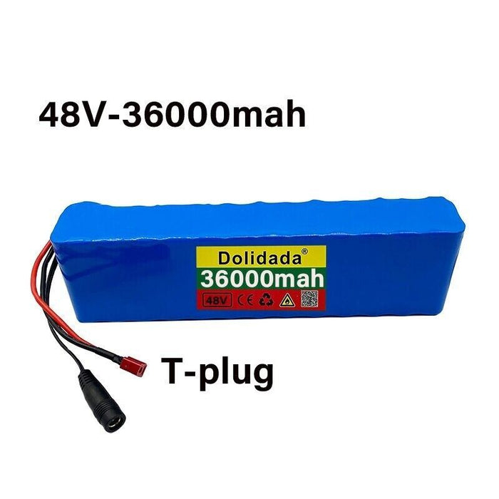 E-bike battery 48v 36Ah 18650 lithium ion battery pack
