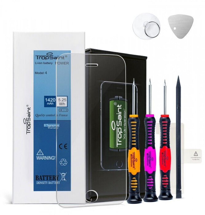 Trop Saint® Internal Battery Compatible with iPhone 4 - (1420mAh, 3,8V) Repair K