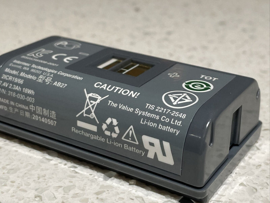 Genuine Intermec AB27 2300mAh Battery For Barcode Scanner