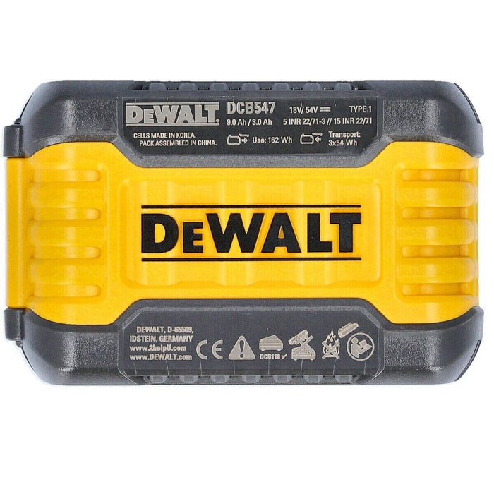 Dewalt DCB547 18V/54V Lithium-Ion XR Flexvolt 9.0Ah Convertible Battery
