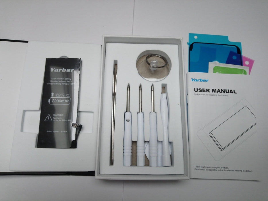 GENUINE APPLE REPLACEMENT BATTERY FITS IPHONE 6 HIGH CAPACITY 2200mAh