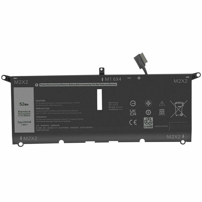REPLACEMENT DELL XPS 7390 9370 9380 52Wh 7.6V BATTERY G8VCF DXGH8 H754V 451BCRE
