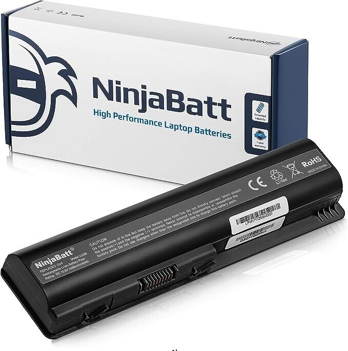 NinjaBatt Battery for HP 484170-001 EV06 Presario CQ60 CQ61 HSTNN-LB72