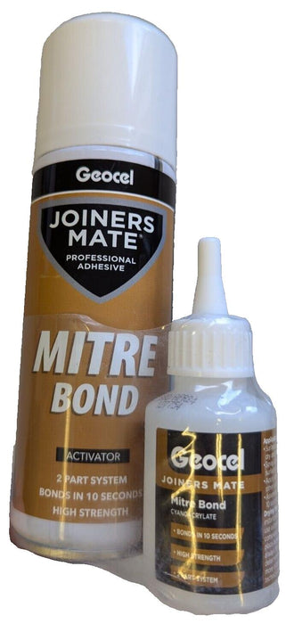 Geocel Joiners Mate Mitre Bond Two Part Professional Instant Bonding System
