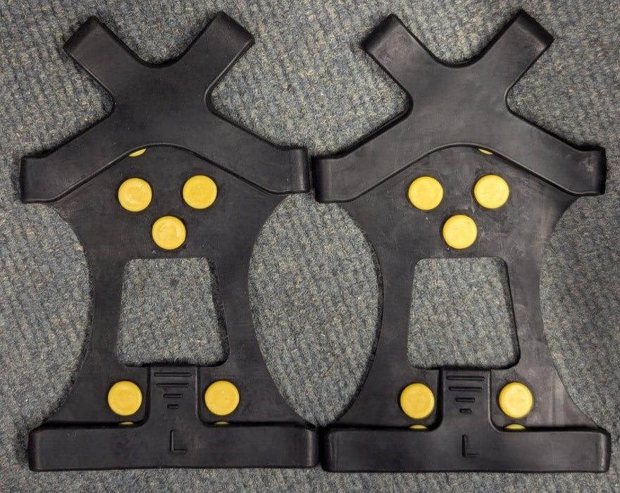 Anti Non Slip Ice Grippers Snow Grips Spikes For Shoes/Boots - Large - 7.5-10.5