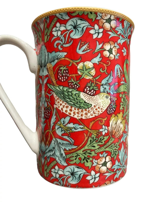 Leonardo William Morris Strawberry Thief 5 Piece Gift Set Mugs Coasters Tray