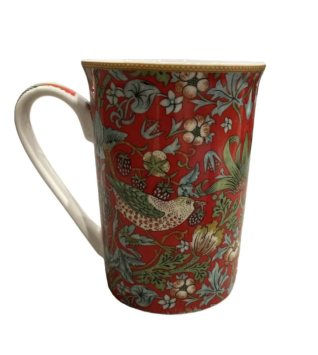 Leonardo William Morris Strawberry Thief 5 Piece Gift Set Mugs Coasters Tray