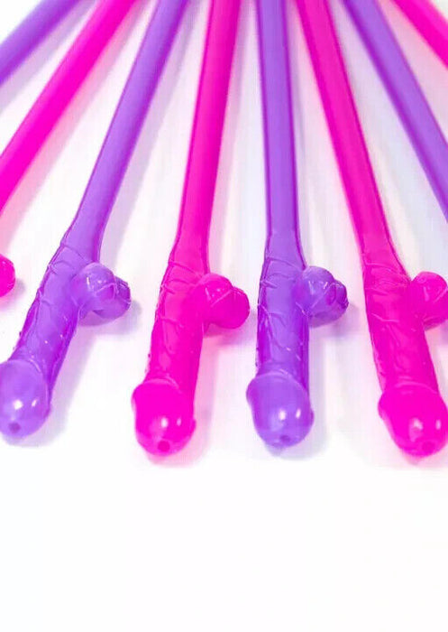 Ann Summers Willy Straws - Pack of 8