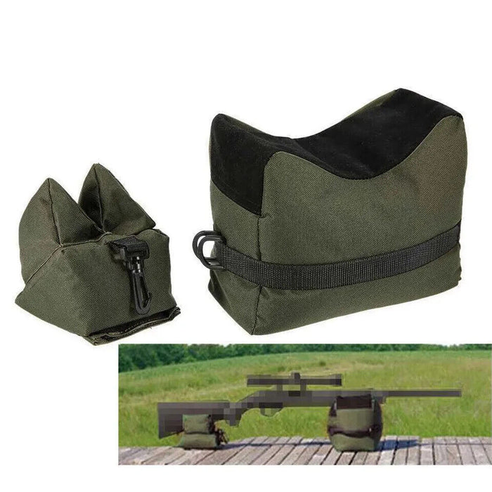 Outdoor Shoot Gun Front and Rear Bag Stand Rifle Support Sandbag Bench Unfilled
