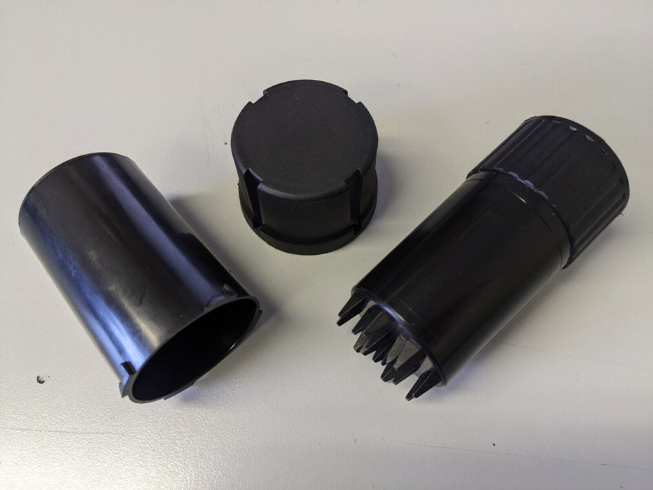 2x MyTub Herb Grinder Black