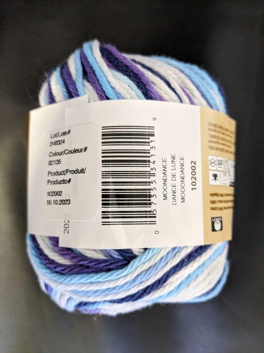 1x Ball of "Moondance" 4ply Wool 56.7g, 86m by Lily - Shade 02135 - Lot 246324