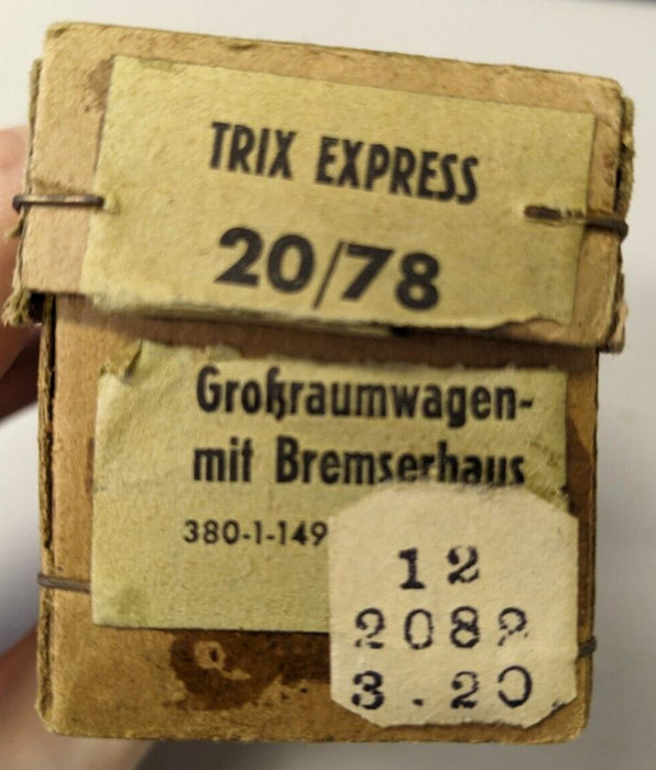 Rare! Trix Express H0 2078 Tank Car Rhenania - Ossag Hamburg DR Cologne 567 054