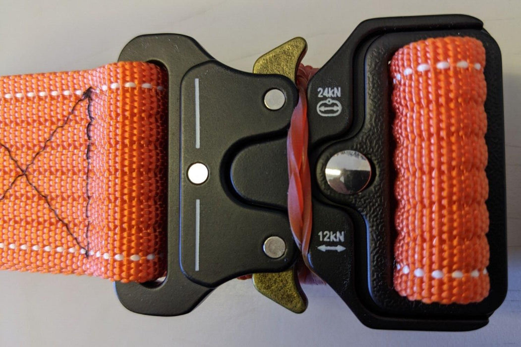 Military Tactical Canvas Belt - Men's Casual Jeans Belt - Width 3.8cm - Orange