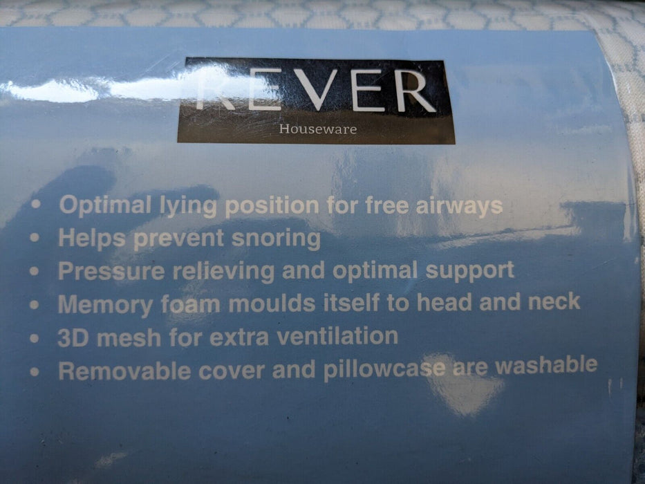 REVER Contour Memory Foam Pillow 60x40x12/10cm